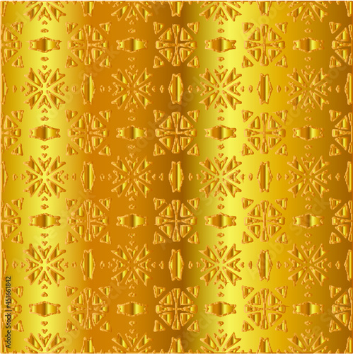 
Geometric vector pattern with yellow and white gradient. gold ornament for wallpapers and backgrounds.