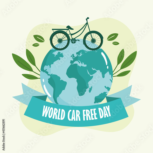 world car free day card