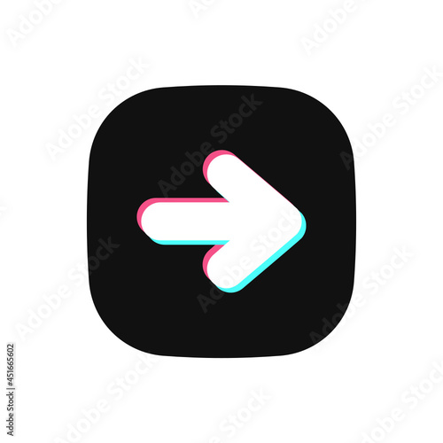 Arrow Forward - Sticker