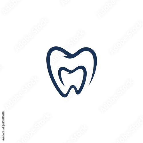 Tooth Teeth Dentist Dental logo design, dentist, dental hospital, inspiration vector