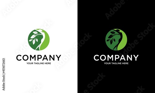 mother earth, woman into a beautiful tree, logo. personal growth, healing, connection with the earth