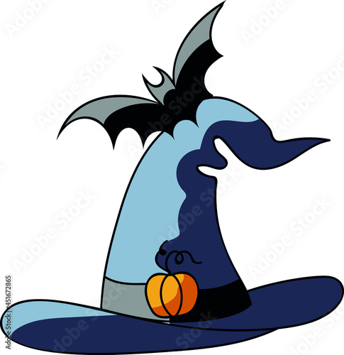 Cartoon Halloween witch hat for halloween decoration