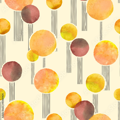 Seamless autumn pattern wit...