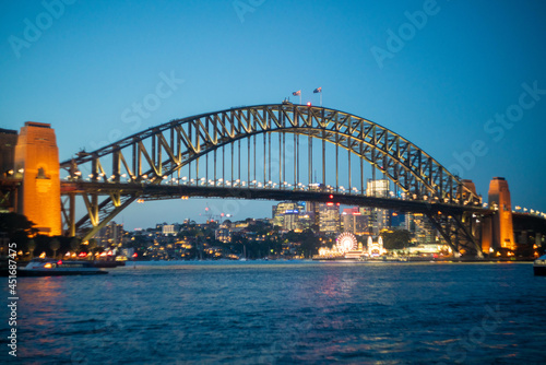 オーストラリアのシドニーにある観光名所を旅行する風景 Traveling scenery of tourist attractions in Sydney, Australia.