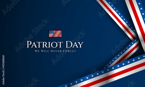 Patriot Day Background Design. Vector Illustration.