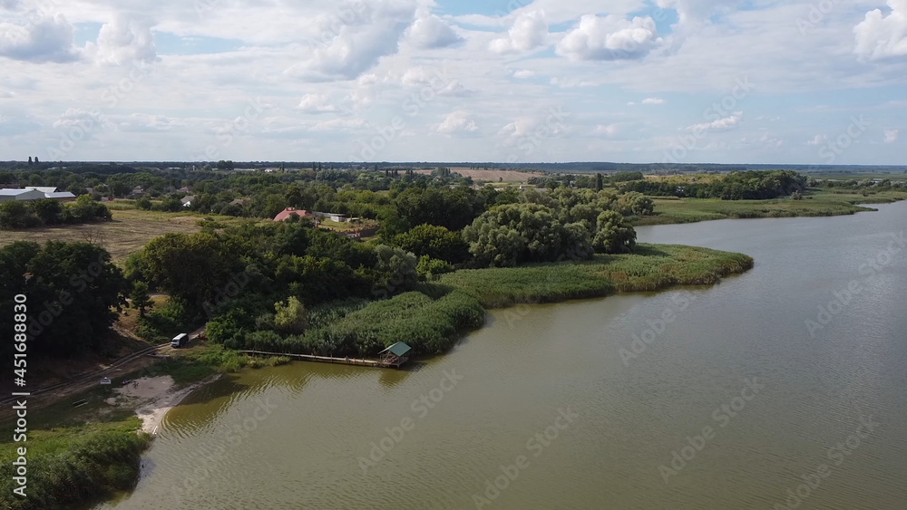 Nature Russia Landscape forest lake