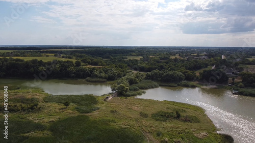 Nature Russia Landscape forest lake