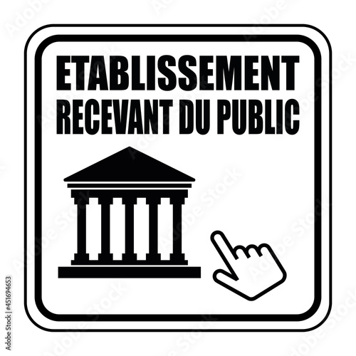 Logo établissement recevant du public.