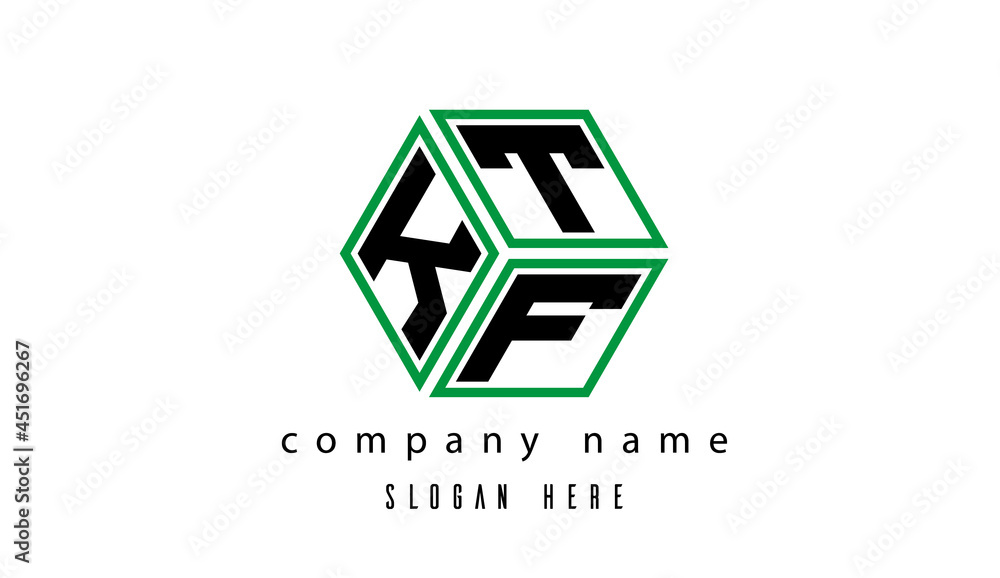 KTF polygon creative latter logo KTF polygon creative latter logo