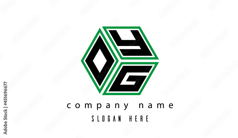 OYG polygon creative latter logo OYG polygon creative latter logo