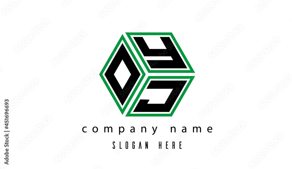 OYJ polygon creative latter logo OYJ polygon creative latter logo