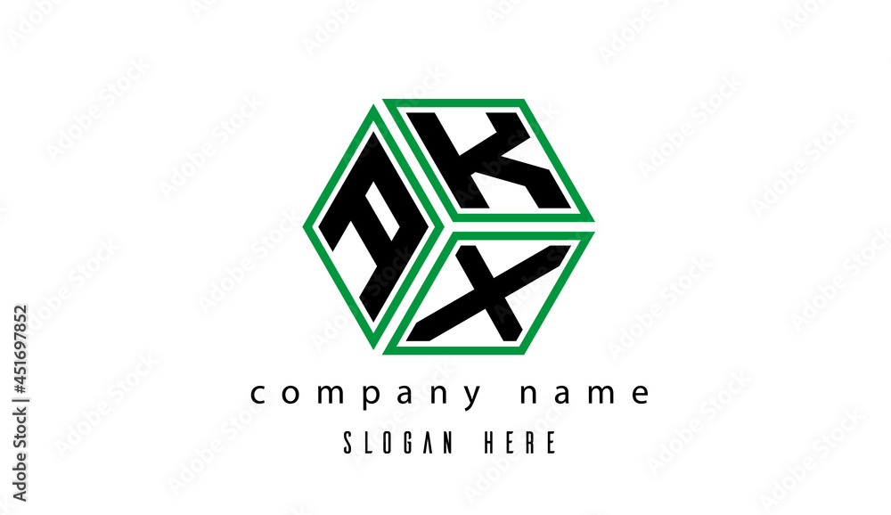 AK polygon creative latter logo AK polygon creative latter logo