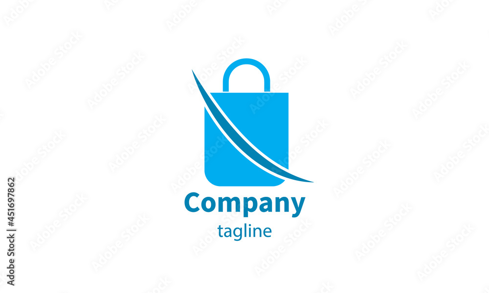 Premium vector shopping bag logo, icon design Premium vector shopping bag logo, icon design