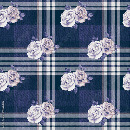 Floral seamless background for textile or book covers, manufacturing, wallpapers, print, gift wrap and scrapbooking.