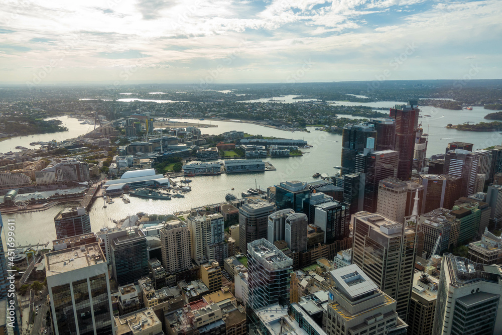 Fototapeta premium オーストラリアのシドニーにある観光名所を観光している風景 Scenes of sightseeing in Sydney, Australia.