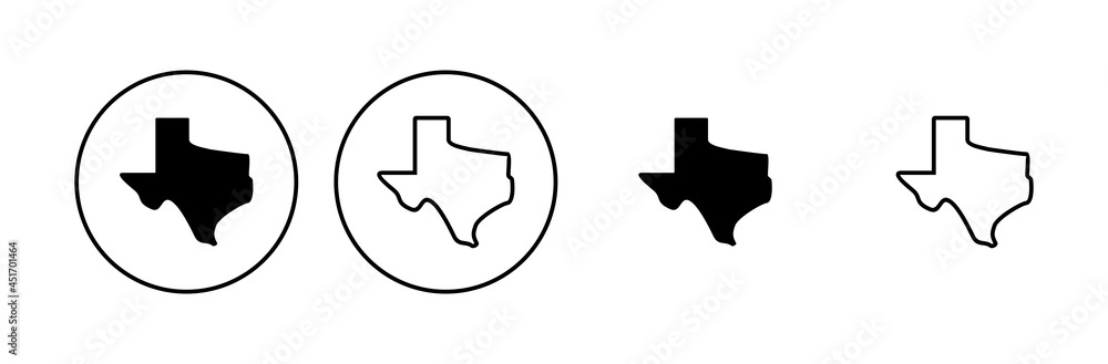 Texas icon set. texas sign symbol Texas icon set. texas sign symbol