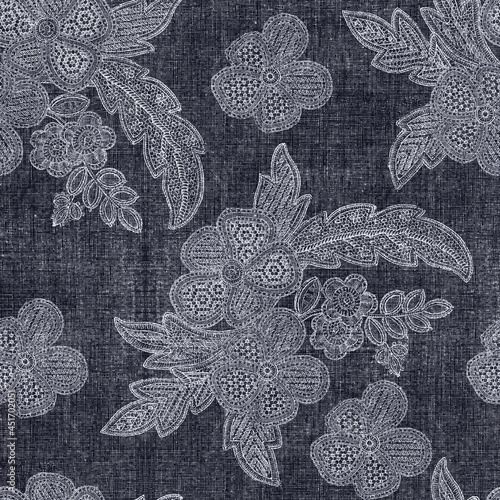 Floral seamless background for textile or book covers, manufacturing, wallpapers, print, gift wrap and scrapbooking.