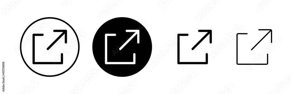 External link symbol vector icons set. Link icon. Link vector icon. Hyperlink chain symbol External link symbol vector icons set. Link icon. Link vector icon. Hyperlink chain symbol