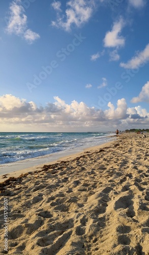 Slika na platnu beach in the morning