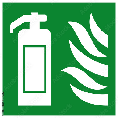 Fire Extinguisher Symbol Sign, Vector Illustration, Isolate On White Background Label. EPS10