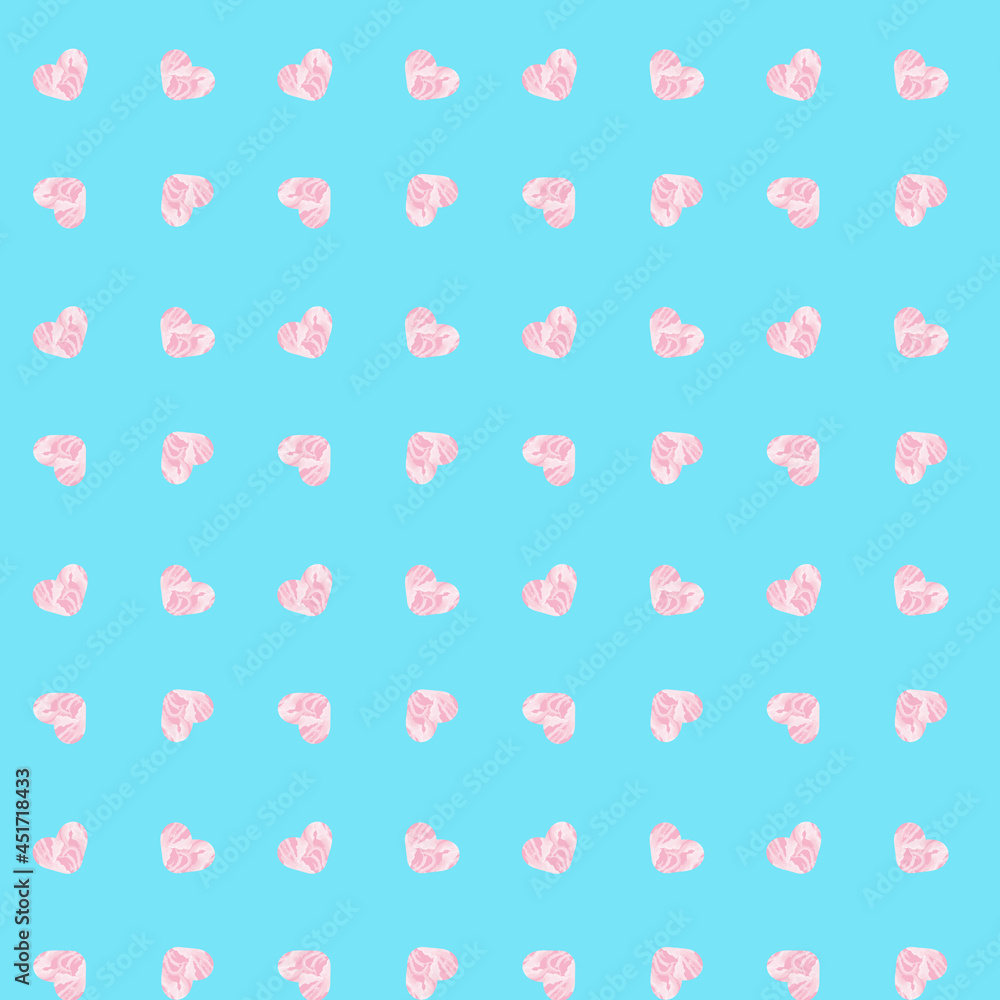 hearts on blue background hearts on blue background