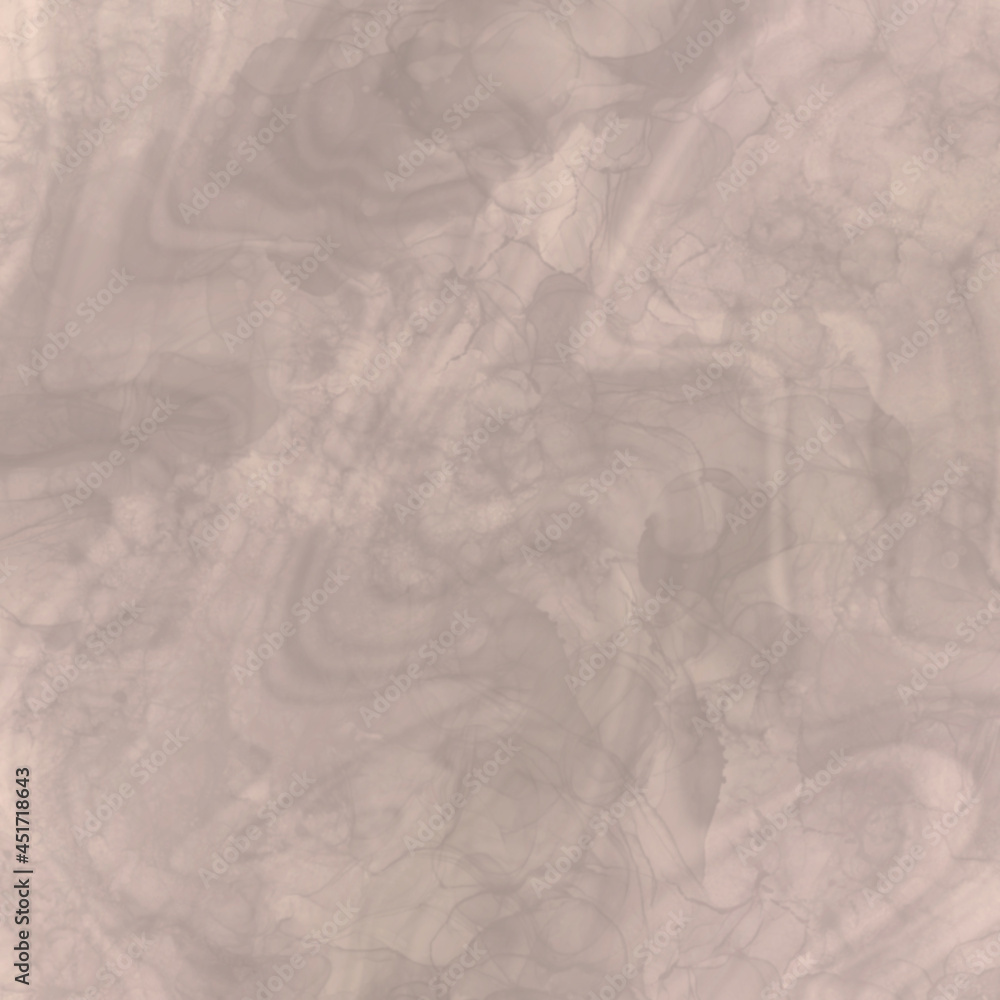 大理石風のイラスト背景 ソフトなブラウン 正方形 アルコールインク 繊細 ナチュラル アンティーク Stock Illustration Adobe Stock