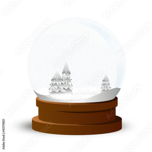 Weihnachten Schneekugel