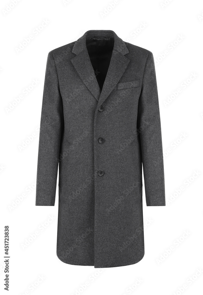 Grey Wool Classic Coat Grey Wool Classic Coat
