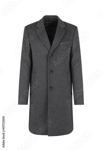 Grey Wool Classic Coat