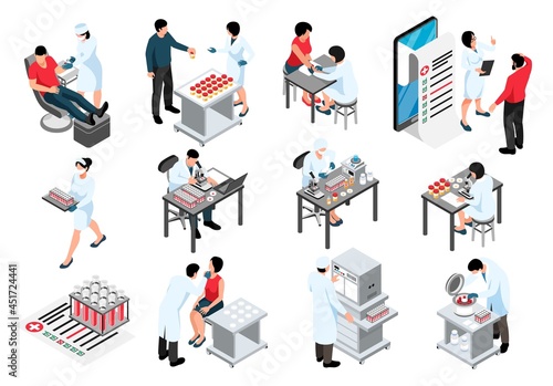 Laboratory Diagnostics Icon Set