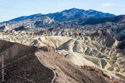 The layers & Trails of Death Valley National Park