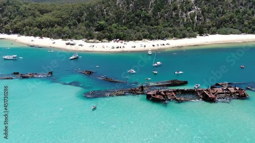 moreton island ship wreck australia snorkeling