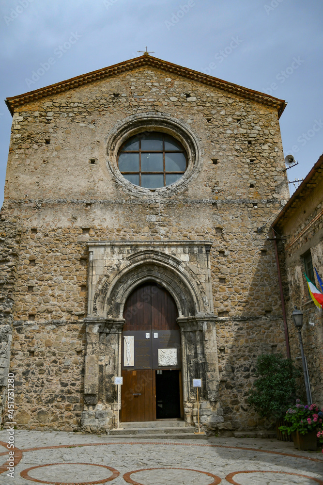 An ancient church in San Giovanni in Fiore, a medieval village in the Cosenza province.