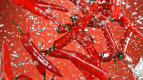 Tasty hot chilli peppers fl...