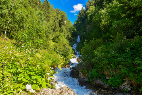 Stockibach Wasserfall in St. Anton am Arlberg