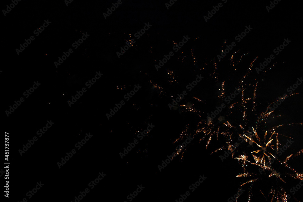 Fireworks. Firecrackers. New Year's eve. At night. Celebration. Party. Fireworks. Firecrackers. New Year's eve. At night. Celebration. Party.