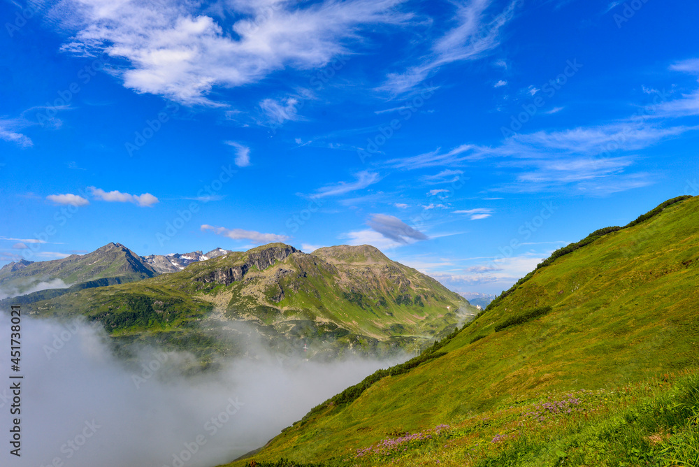Fototapeta premium Lechtaler Alpen in Tirol/Vorarlberg 