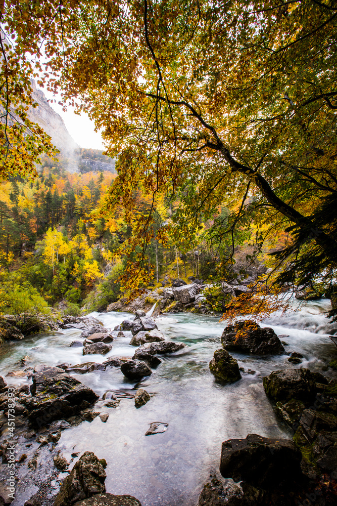 Autumn in Ordesa and Monte Perdido National Park, Spain