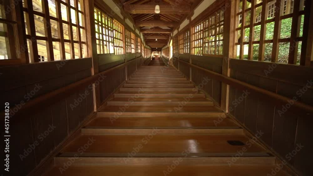 和風の長い階段 永平寺 和風の長い階段 永平寺