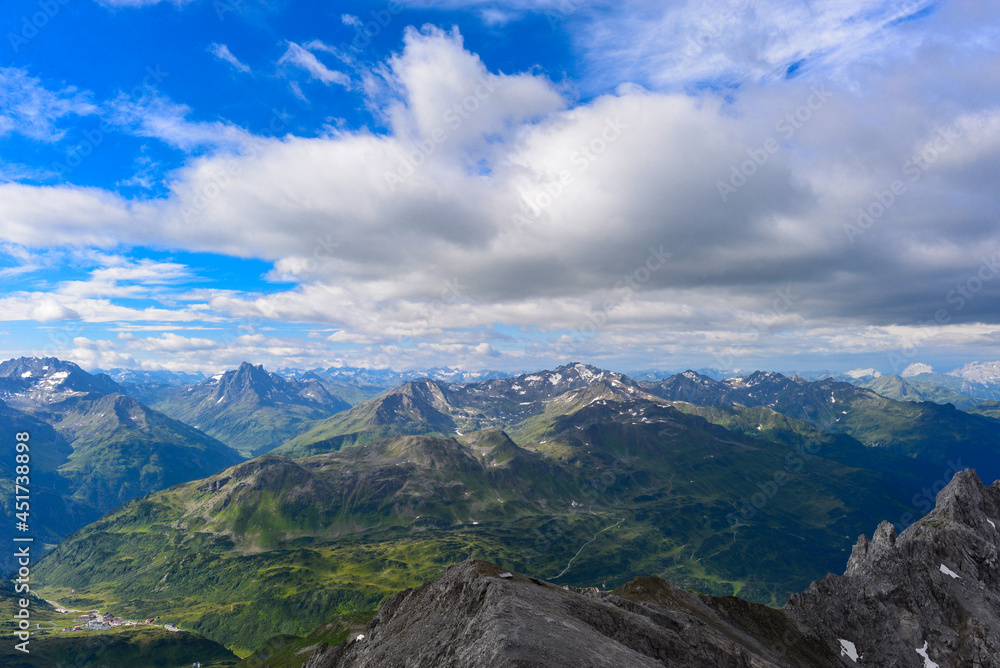 Valluga / Lechtaler Alpen in Tirol/Vorarlberg Valluga / Lechtaler Alpen in Tirol/Vorarlberg