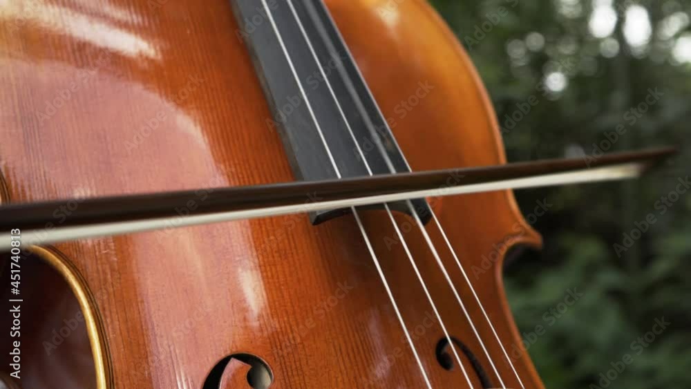 Playing the cello in the street. Playing the cello in the street.