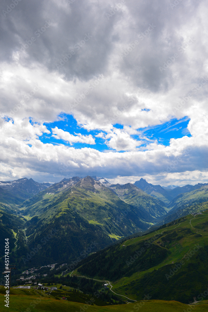 Fototapeta premium Die Verwallgruppe in Tirol, Österreich
