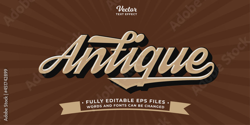Wallpaper Mural old vintage text effect editable eps cc Torontodigital.ca