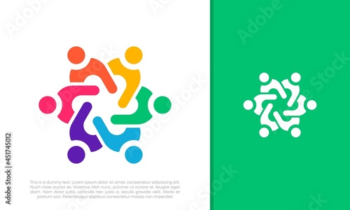 Global Community Logo Icon Elements Template. Community human Logo template vector. Community health care. Abstract Community logo. Social Networking logo designs.