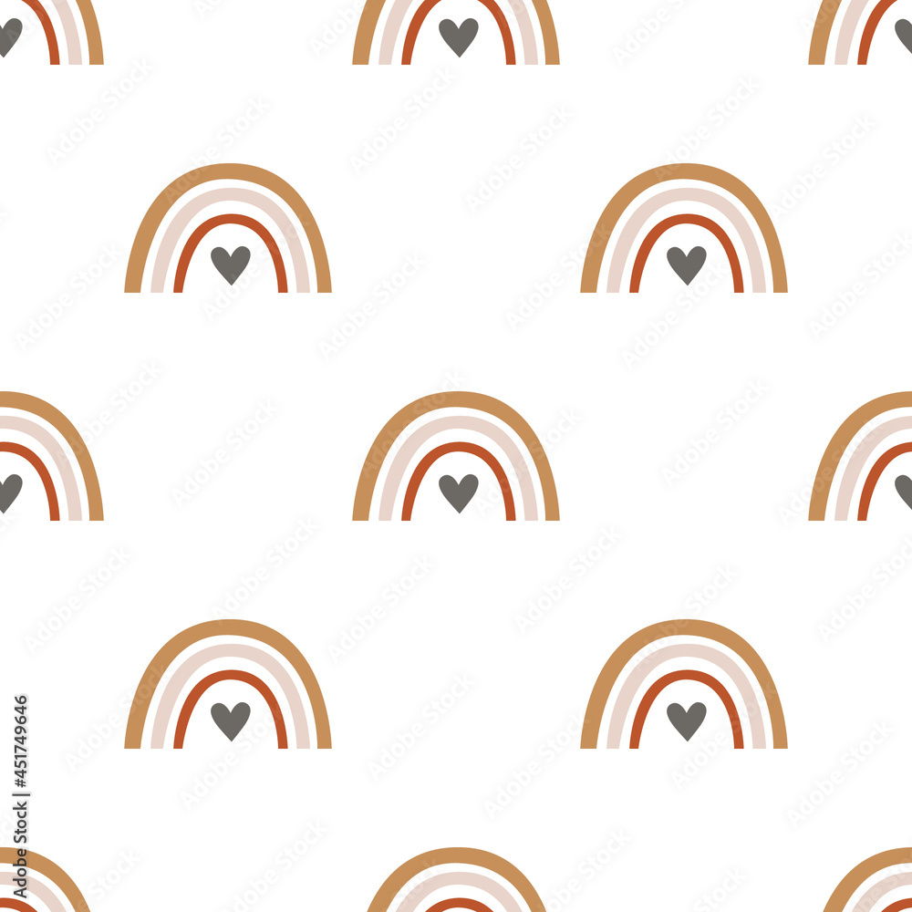 Modern rainbow seamless pattern Modern rainbow seamless pattern
