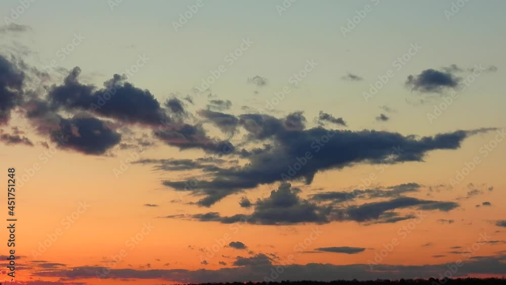 evening clouds move across the sky evening clouds move across the sky