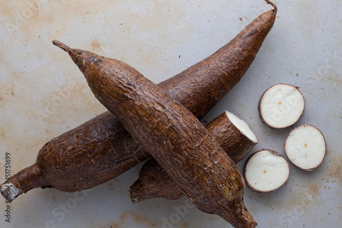 Cassava, manihot esculenta photo