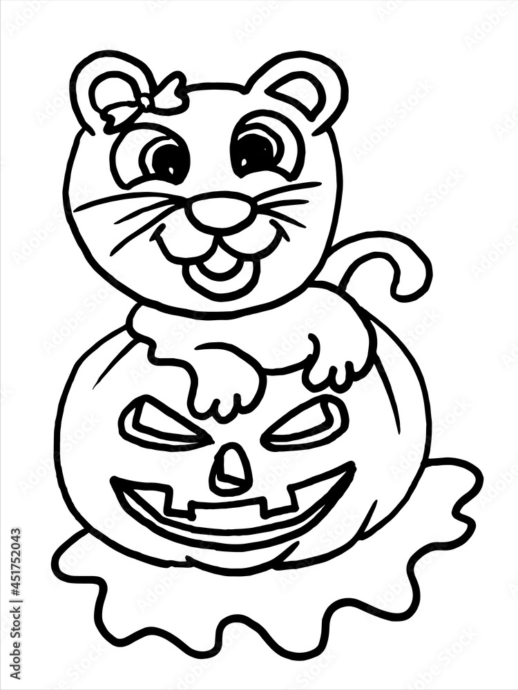 Fototapeta premium HALLOWEEN PUMPKIN COLORING PAGE,HALLOWEEN TATTOO DESIGN,HALLOWEEN CARTOON COLORING PAGE,HALLOWEEN T SHIRT DESIGN,FISH HALLOWEEN COLORING PAGE,OCTOPUS HALLOWEEN COLORING PAGE,
