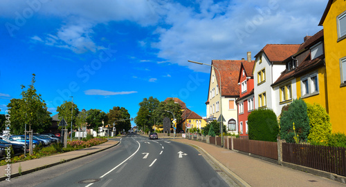 Fototapeta Naklejka Na Ścianę i Meble -  Bensenstraße, Rothenburg ob der Tauber