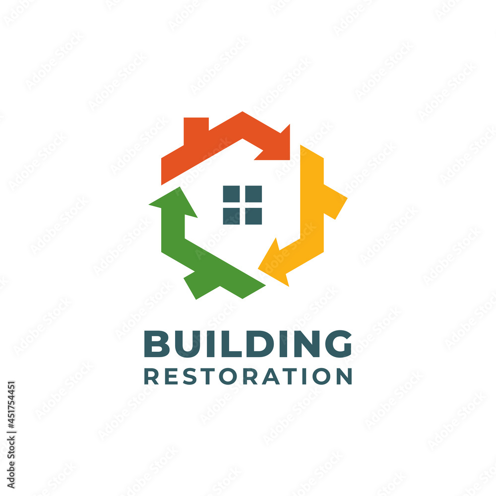 Building Restoration Logo Building Restoration Logo